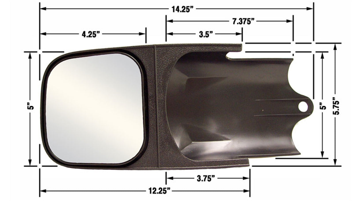 CIPA 11000  Exterior Towing Mirror