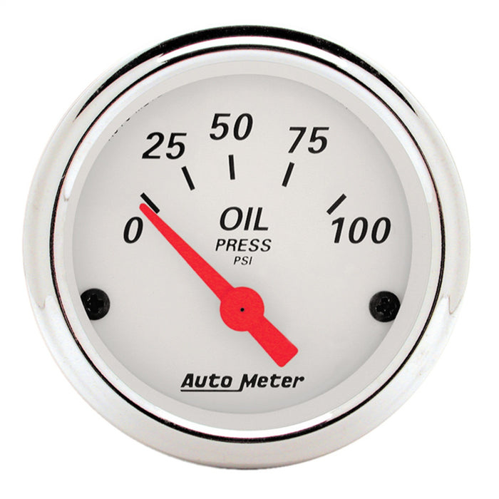 AutoMeter 1327 Arctic White (TM) Gauge Oil Pressure
