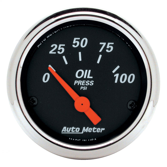 AutoMeter 1426 Designer Black (TM) Gauge Oil Pressure