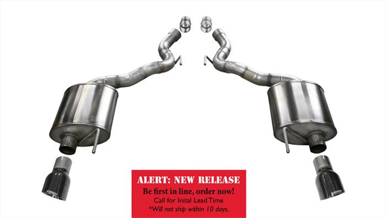 Corsa Performance 14339BLK Sport Axle Back System Exhaust System Kit