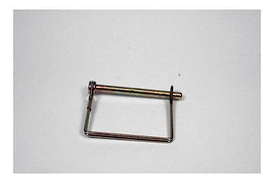 RV Designer  Trailer Coupler Safety Pin Clip H430 Diameter (IN) - 1/4 Inch  Length (IN) - 2-1/2 Inch  Color - Gold  Material - Steel