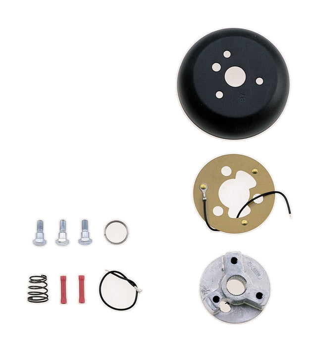 Grant Products 3162 Steering Wheel Installation Kit; Compatibility - All Grant Classic/Challenger/Signature Series Steering Wheels  Finish - Matte  Color - Black  Material - Aluminum  Includes Hub - Yes  Includes Trim Pieces - Yes