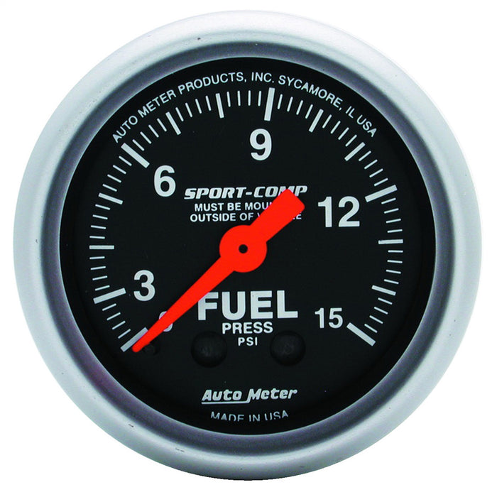 AutoMeter 3311 Sport-Comp (TM) Gauge Fuel Pressure