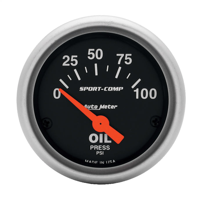 AutoMeter 3327 Sport-Comp (TM) Gauge Oil Pressure