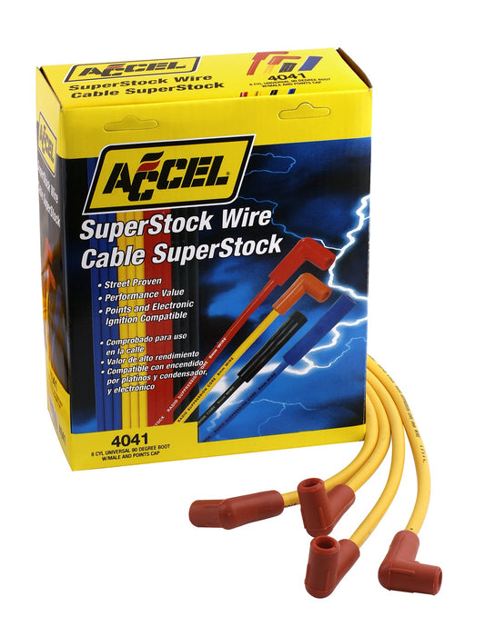 ACCEL Ignition 4041 Super Stock 4000 Series Spark Plug Wire Set