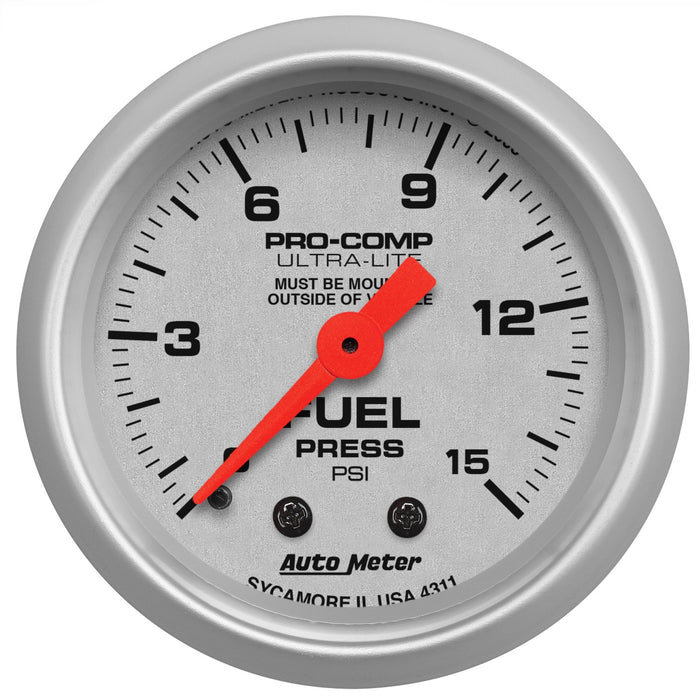 AutoMeter 4311 Ultra-Lite (R) Gauge Fuel Pressure