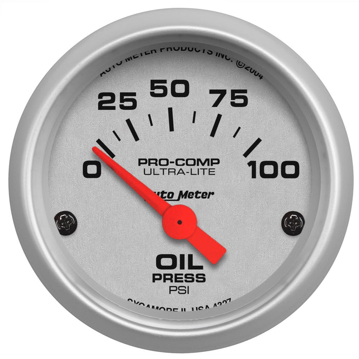 AutoMeter 4327 Ultra-Lite (R) Gauge Oil Pressure