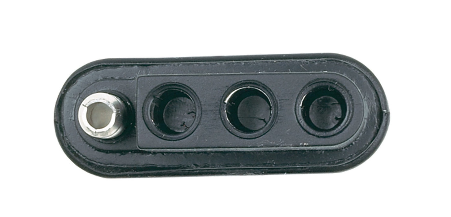 Hopkins MFG 48125 Trailer Wiring Connector; Lead Length - 4 Feet  Vehicle End or Trailer End - Trailer End  End Type - 4 Wire Flat  Color - Black