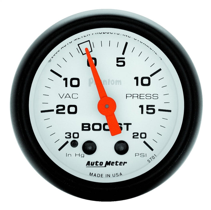 AutoMeter 5701 Phantom (R) Gauge Boost/ Vacuum