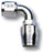 Russell 610151 Full Flow Hose End Fitting