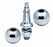Tow Ready 63802 Trailer Hitch Ball; Gross Trailer Weight (LB) - 8000 Pounds  Ball Diameter (IN) - 1-7/8 Inch/ 2 Inch  Shank Diameter (IN) - 1 Inch  Color - Silver  Material - Steel  Finish - Chrome Plated