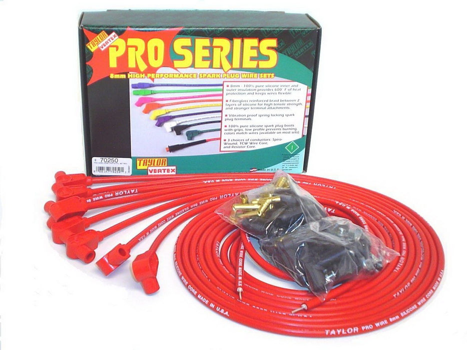 Taylor Cable 70250 Pro Wire Universal Spark Plug Wire Set