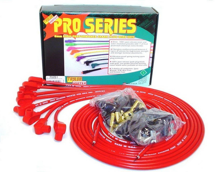 Taylor Cable 70251 Pro Wire Universal Spark Plug Wire Set