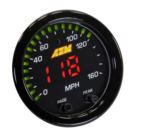 AEM 30-0313 X Series Speedometer