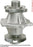 A1 Cardone 55-13311 Cardone Select Water Pump