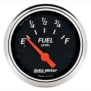AutoMeter 1424 Designer Black (TM) Gauge Fuel Level
