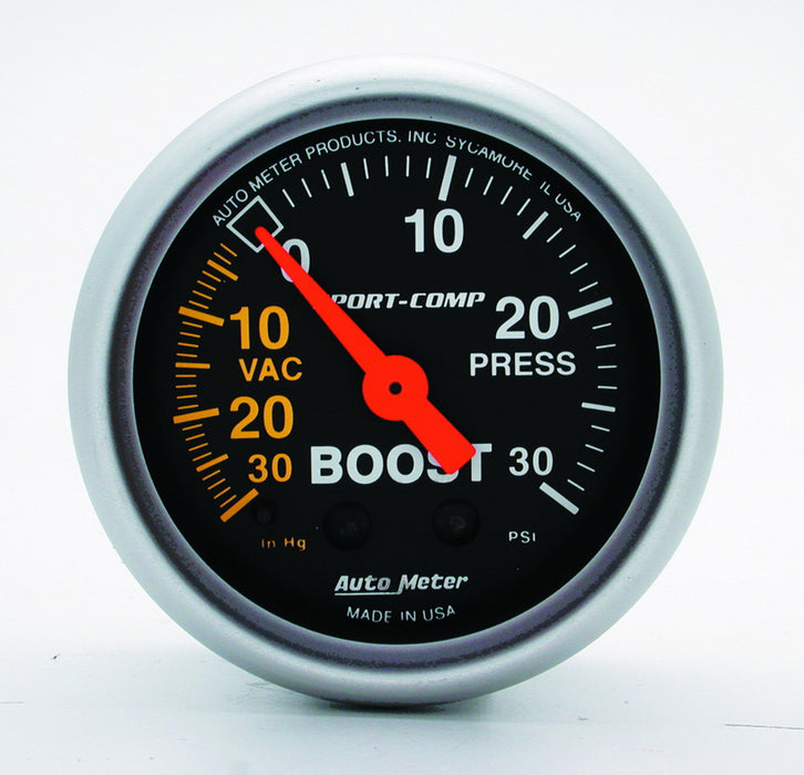 AutoMeter 3303 Sport-Comp (TM) Gauge Boost/ Vacuum