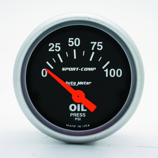 AutoMeter 3327 Sport-Comp (TM) Gauge Oil Pressure