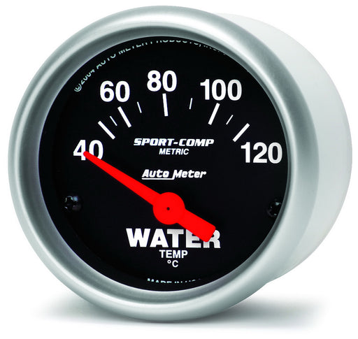 AutoMeter 3337-M Sport-Comp (TM) Gauge Water Temperature