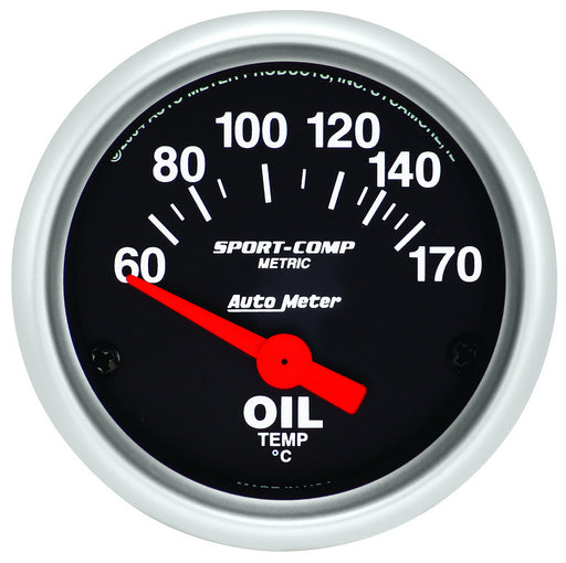 AutoMeter 3348-M Sport-Comp (TM) Gauge Oil Temperature