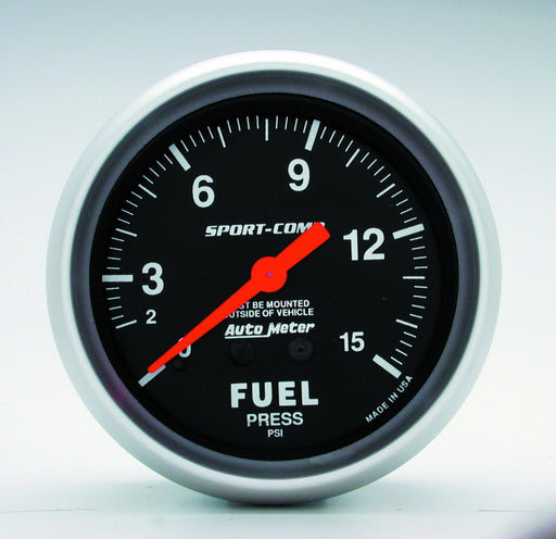 AutoMeter 3411 Sport-Comp (TM) Gauge Fuel Pressure