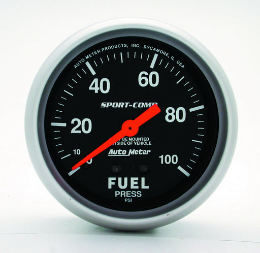 AutoMeter 3412 Sport-Comp (TM) Gauge Fuel Pressure