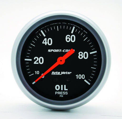 AutoMeter 3421 Sport-Comp (TM) Gauge Oil Pressure