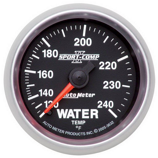 AutoMeter 3632 Sport-Comp (R) II Gauge Water Temperature
