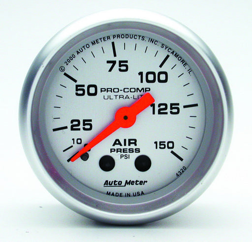 AutoMeter 4320 Ultra-Lite (R) Gauge Air Pressure