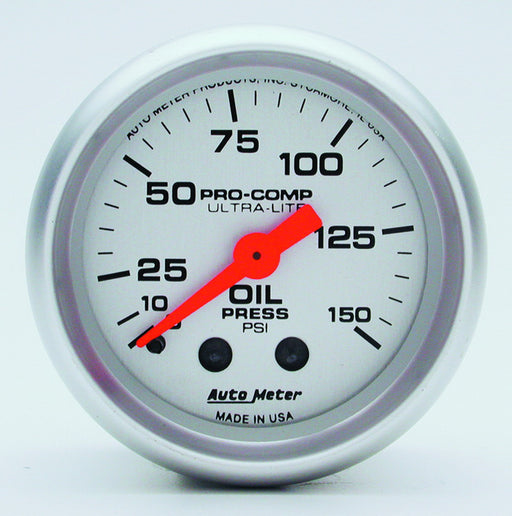 AutoMeter 4323 Ultra-Lite (R) Gauge Oil Pressure