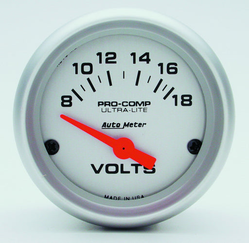 AutoMeter 4391 Ultra-Lite (R) Gauge Voltmeter