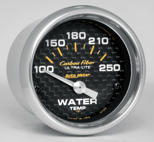 AutoMeter 4737 Carbon Fiber (TM) Gauge Water Temperature