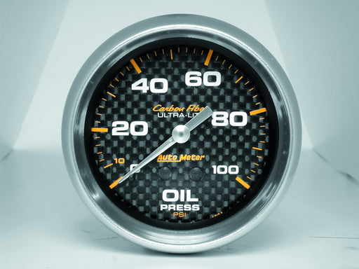 AutoMeter 4821 Carbon Fiber (TM) Gauge Oil Pressure