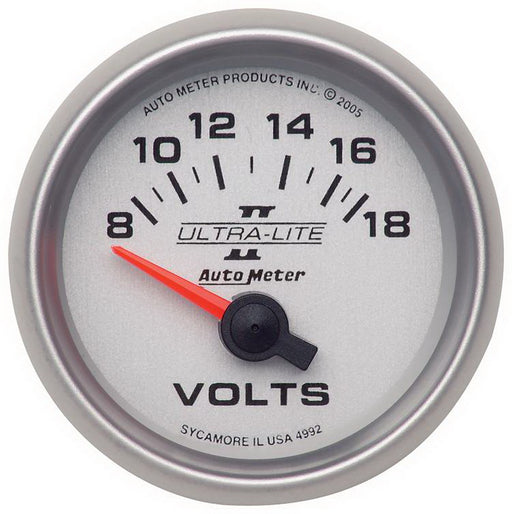 AutoMeter 4992 Ultra-Lite (R) Gauge Voltmeter