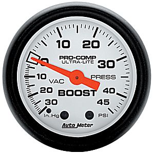 AutoMeter 5708 Phantom (R) Gauge Boost/ Vacuum