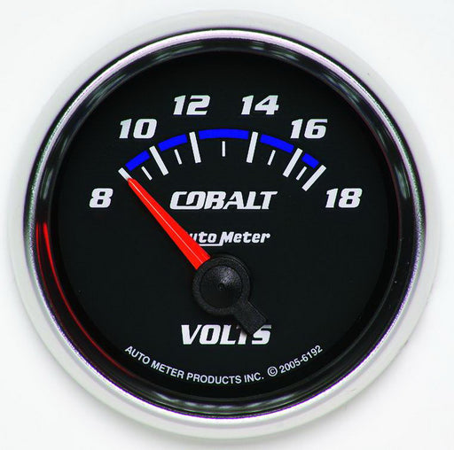 AutoMeter 6192 Cobalt (TM) Gauge Voltmeter