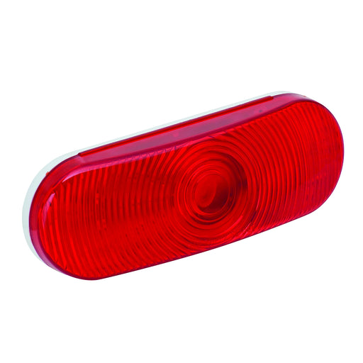 Bargman 44-06-001 Trailer Light; Type - Stop/ Tail/ Turn Light  Lens Color - Red  Shape - Oblong  Diameter (IN) - Not Applicable  Length (IN) - 6-1/2 Inch  Width (IN) - 2-3/8 Inch  Height (IN) - 2-1/4 Inch  Submersible - No  Installation Type - Stud Mount