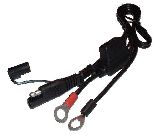 Battery Tender 081-0069-6 Battery Charging Cable; Compatibility - 12 Volt Batteries  Cable Type - Permanently Mounts To Battery  Enables Constant Trickle-Charging  Length (IN) - 24 Inch  Color - Black/ Red