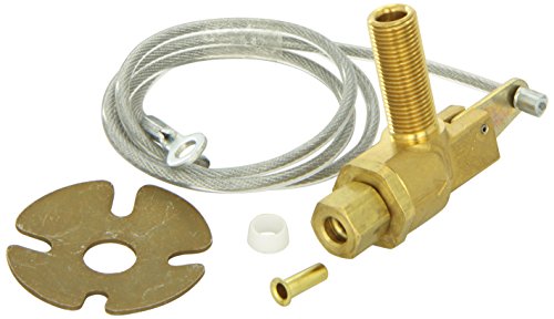 Hadley  Air Horn Control Valve H00755NS Type - Manual Lanyard Valve  Number Of Ports - 2  Connection Type - Male Threads  Connection Size - 7/16 Inch-24 UNS