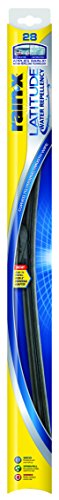 Rain X Latitude (R) WindShield Wiper Blade 5079282-2 Type - All Weather  Style - OEM  Length (IN) - 28 Inch  Blade Material - Rubber  Blade Color - Black  Frame Material - Rubber  Frame Color - Black  With Spoiler - Yes