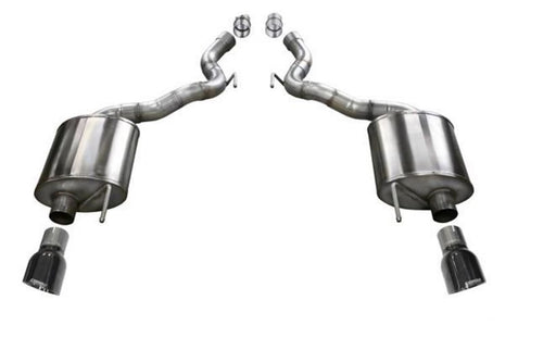 Corsa Performance 14339BLK Sport Axle Back System Exhaust System Kit