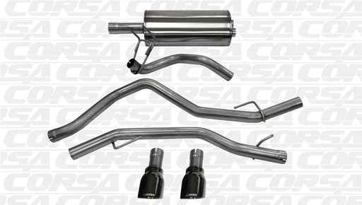 Corsa Performance 14405BLK Sport Cat Back System Exhaust System Kit