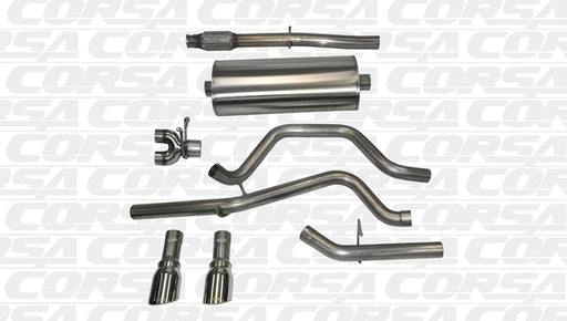 Corsa Performance 14869 Exhaust System Kit Cat Back System Exhaust System Kit