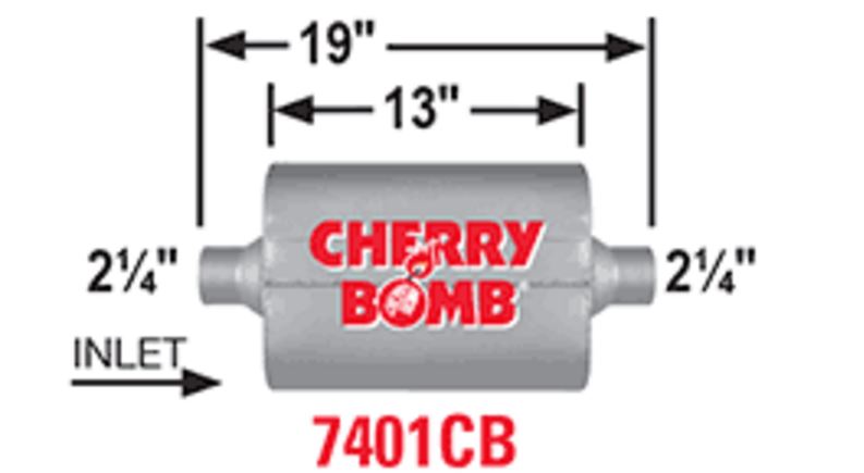 CHERRY BOMB 7401CB Pro (R) Exhaust Muffler