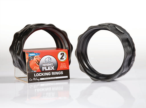 Camco 39803 Sewer Hose Connector RhinoFLEX (TM); Used For - Connecting Two Sewer Hoses Together  Type - Locking Rings  Color - Black  With Clamp - No