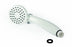 Camco 44023 Shower Head; Type - Hand Held  Shape - Round  Color - White  With Shut Off Valve - Yes  With Hose - No