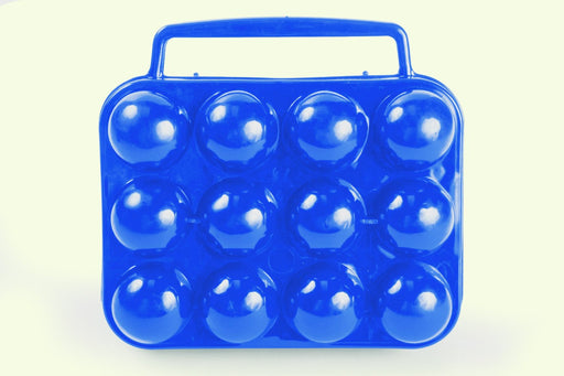 Camco  Egg Holder 51015 Hold Capacity - Holds 12 Eggs  Color - Blue  Material - Plastic  With Carrying Handle - Yes