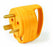 Camco 55283 Power Cord Plug End Power Grip (TM); Compatibility - Replacement Plug For Power Grip Power Cords  Ampere Rating - 30 Ampere  Industry Standard - TT-30P  End Type - 3 Prong Male Ends  Color - Yellow  With Plug Head Handle - Yes