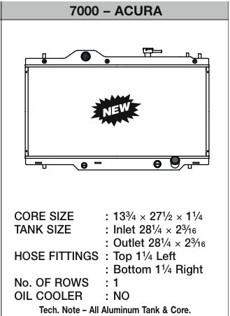 CSF 7000  Radiator