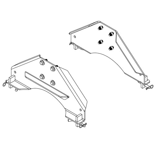 Demco RV 6060 Fifth Wheel Trailer Hitch Mount Kit Ultra Series; Compatibility - UL Series Hitches  Type - Side Rail  Installation Type - Bolt-On  Includes Hardware - Yes  Drilling Required - Yes